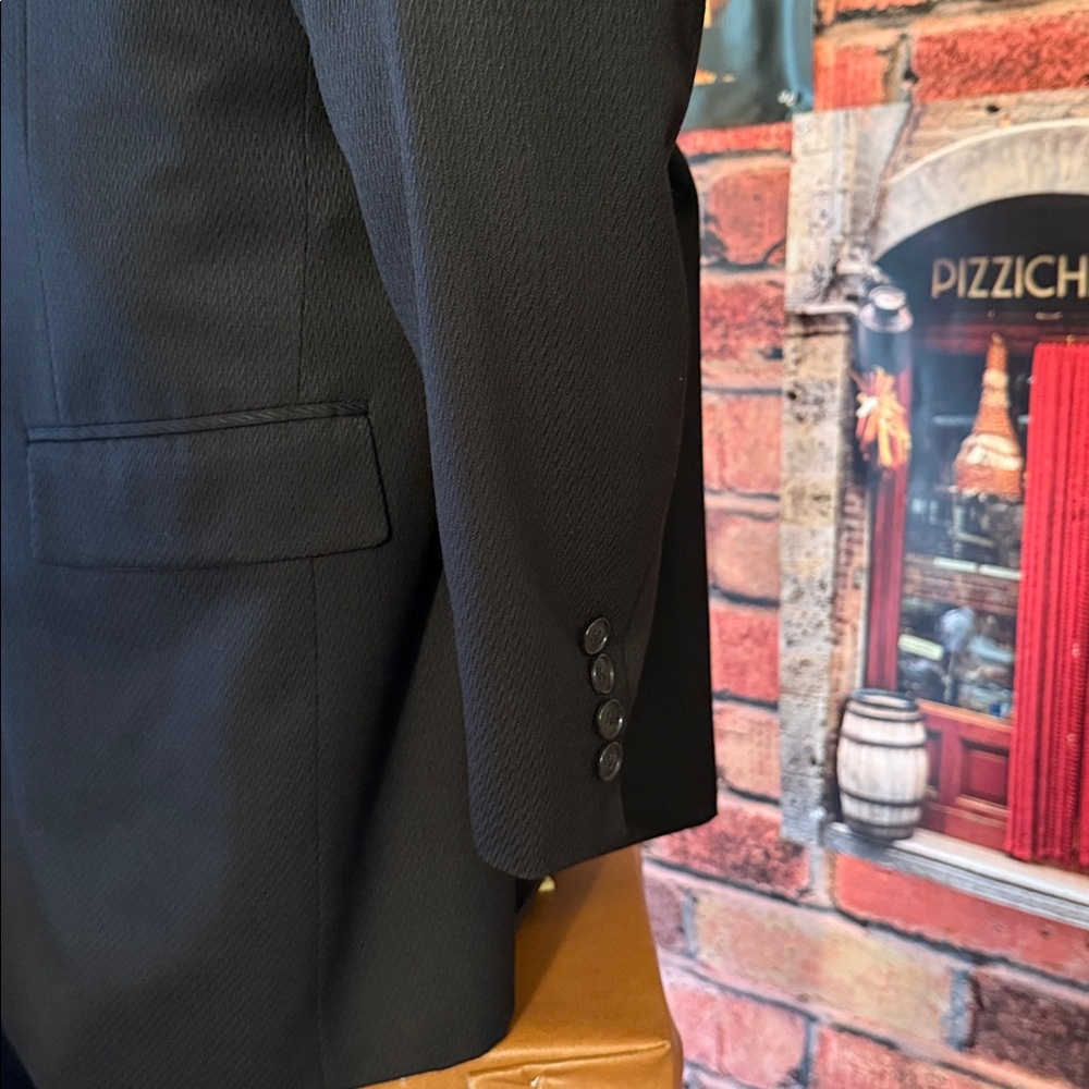Customique Black Tailored Jacket - Picture 17 of 17